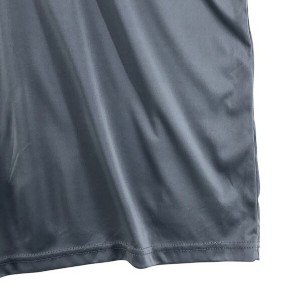 Collars & Co Mens Size 2X Polo Shirt Dress Collar Short Sleeve Polyester Grey - Picture 5 of 16